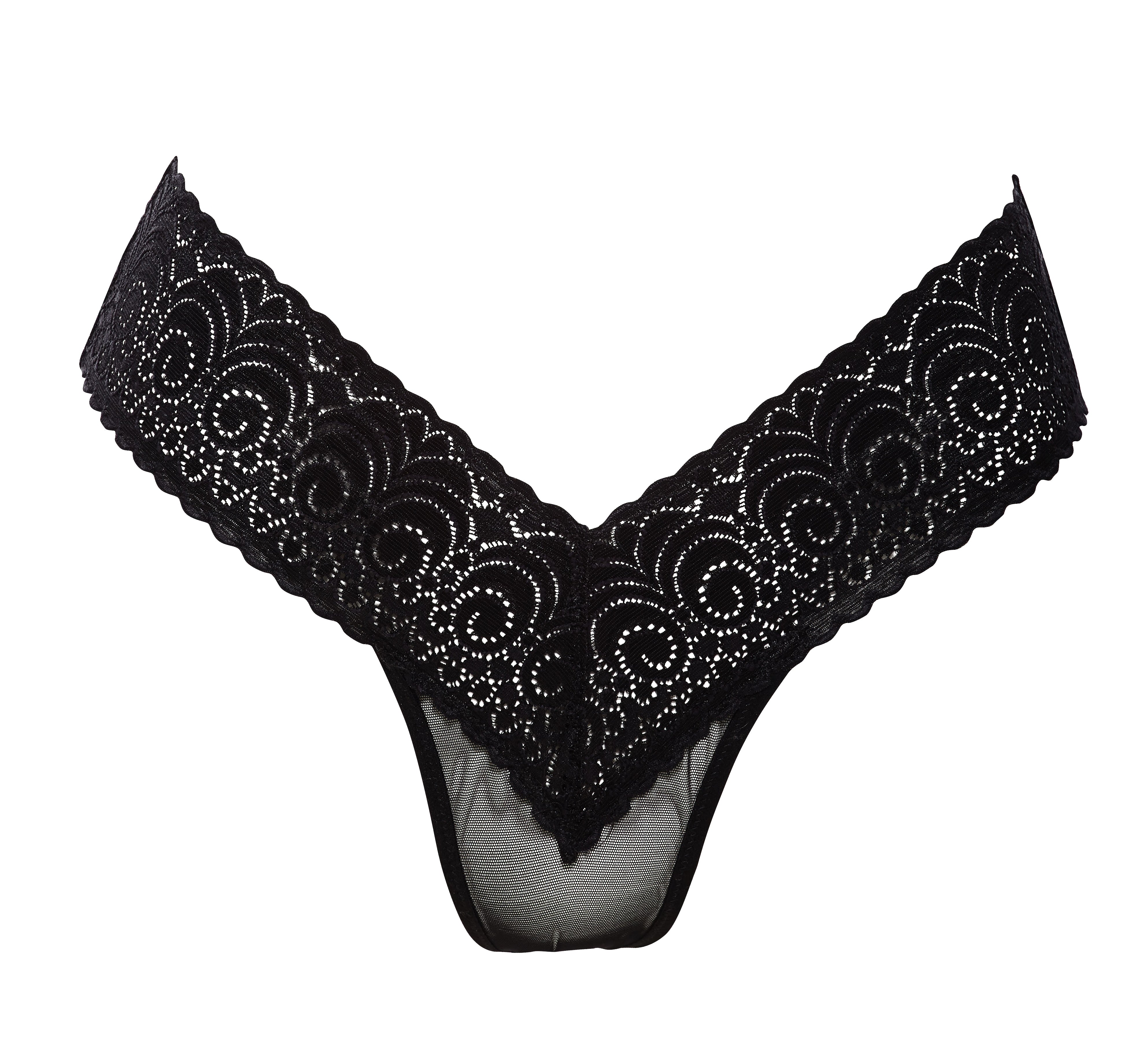Romantic Corded Lace Thong Panty in Blue | SAVAGE X FENTY